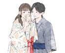 素朴であたたかな似顔絵描きます お客様の持つ空気感を大事に、やさしくあたたかいタッチで表現。 イメージ6