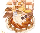 アイコンや配信用背景の制作承ります あなたの「好き」を一緒に叶えたいです イメージ2