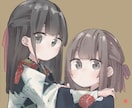 アイコン描きます アイコンをお手軽な価格で！かわいい女の子が得意です◎ イメージ2
