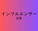 企業やインフルエンサー等データ収集いたします 企業やインフルエンサーの情報を収集し、リスト化します。 イメージ1