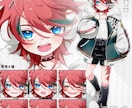 可愛い動物も可能！キャラデザからモデルを作ります 追加料金なしで喜怒哀楽差分、揺れ動き込み！三面図や立ち絵も可 イメージ4