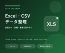 Excel・CSVデータを見やすく整形します 表記ゆれや重複を整理して使いやすい表に整えます イメージ1