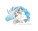 水彩タッチのフルオーダーウェディング似顔絵描きます データ納品の水彩タッチのかわいい似顔絵ウェルカムボード⭐︎ イメージ3