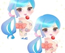 ゆるふわデフォルメ♡女の子イラスト丁寧に描きます ふんわり可愛いデフォルメ女の子をオーダーメイドで制作します！ イメージ4