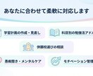現役塾講師が受験相談！勉強法や不安を徹底解消します 「何からやれば？」を解決！迷いを消して勉強に集中できる自分へ イメージ5