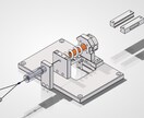 SolidWorksで部品・治具を設計しますます 製造経験を活かした加工性、メンテナンス性を考慮した機械設計 イメージ2