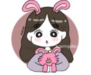 別出品ページにて販売販売になります ゆるかわいい特別なキャラクター♬可愛く仕上げます♬ イメージ8