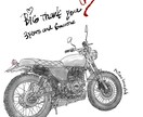 バイク好きの方におすすめします あなたの大切なものを丁寧に描きます イメージ1