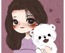 かわいいアイコン用イラストを描きます かわいいふんわりタッチで描きます イメージ1