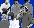 絵柄色々でご要望に適した人物イラスト描きます SNSアイコン、広告、グッズ制作、資料用、似顔絵プレゼント イメージ2