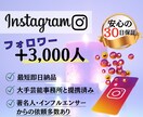 インスタ★鬼拡散でフォロワー+3000人増加します 安心の保証付☆＋3,000人 2,000円☆でご提供中！！ イメージ1