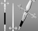 クリスタ向けの3Dモデリング承ります 忙しい原稿作業を少しでも早く・ハイクオリティに！ イメージ2