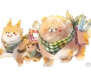 可愛い動物キャラクター、アイコンお描きします デジタルイラストでふんわり絵に仕上げます イメージ5