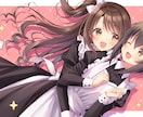 かわいい女の子のイラストをお描きいたします 魅力的な１枚絵、立ち絵など制作いたします！ イメージ1