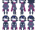 ピクセルアート/ドット絵制作します ゲーム制作や動画、SNSなどで使えるキャラクタードットを制作 イメージ4