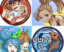 SNS等のアイコンイラスト描きます ポップなカッコいい・かわいいイラストで個性的なアイコンを イメージ1