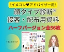 アドバイザー用|顔タイプ診断の資料を販売します ハーフバージョン全56ページ♡ご説明・お渡し用データに♡ イメージ1