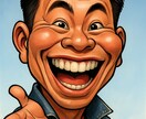 誇張した似顔絵描きます 似顔絵15年のイラストレーターによる似顔絵です イメージ3