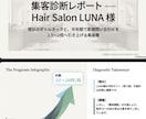 あなたのHP・SNS集客できない理由診断します HP制作110社の知見｜集客の穴をレポートで可視化 イメージ2