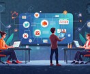 SNS運用代行します！投稿作成・集客UPします SNS運用に時間を取られていませんか？投稿作成を代行します！ イメージ1