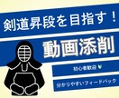 剣道昇段に向けて動画添削＆フィードバックします 現役剣道指導者が、分かりやすく、的確にお伝えします イメージ1