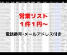 ココナラ最安最速!1件1円で営業リストを作成します 丁寧で迅速な対応を心掛けます! イメージ1