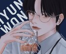 韓国風アイドル・イケメンアイコンをいたします 夢絵可能です!夢絵=価格*1.5商用利用=価格*2 イメージ4