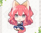 可愛いちびキャラ描きます 単色塗りのイラストや、ちびキャラなど✽.｡. イメージ2