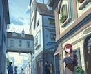 背景、キャラクター+背景の一枚絵の作成承ります ストーリー、世界観等を表現するのが得意です。 イメージ2