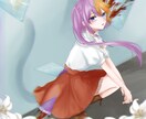 イラスト(アイコン/一枚絵など)作成いたします アイコン、一枚絵などを作成いたします。 イメージ2