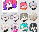 デフォルメ⭐︎かっこかわいいアイコン制作します グッズ制作用イラスト、キャラクターデザインもお任せください♪ イメージ7