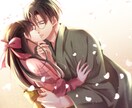 企業実績多数有り・和風ASRMのイラスト制作します 乙女向けボイスドラマ/立ち絵/シチュエーションボイス/配信等 イメージ5