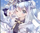 商用利用OK！キラキラかわいい胸像を描きます 簡単背景込み、複雑な衣装や装飾も追加料金なしで対応します! イメージ2