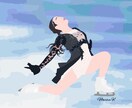 ポップでアートなスポーツアート制作いたします プロフィール画像・SNSアイコンに最適。プレゼントにも! イメージ5