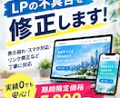 期間限定価格～LPの不具合を修正します 表示崩れ・スマホ対応・リンク修正など丁寧に対応 イメージ1