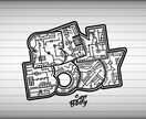 あなたの名前でName Design を制作します 同じものは存在しないオリジナルの柄で描きます！ イメージ1