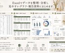 Excelデータを整理・集計・分析します 売上を見える化！集計・グラフ・分析まで丁寧に対応 イメージ1