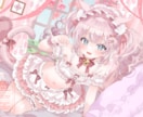 一枚絵イラストお描きいたします あなただけのオリジナルキャラクターをお作り致します イメージ4