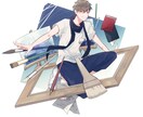 立ち絵お描きします TRPGや動画などで使える立ち絵をお描きします！ イメージ2