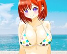 貴方の希望のイラストを描きます 貴方のの希望の女の子のイラストをお届けします イメージ4