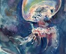 海の生き物を描きます 生きているかのようなイラストをお届けします! イメージ4