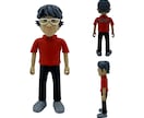 あなたの写真でオリジナルフィギュアを作成いたします 服装や体型も再現！ギフトや個人用におすすめです！ イメージ2