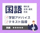 国語・学習アドバイス、記述式答案添削などいたします テキスト完結！国語教材執筆者が個別指導します イメージ1