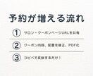 ホットペッパークーポンの予約が入る改善をします “貼るだけ”のテキストで、翌日から使えます。 イメージ2