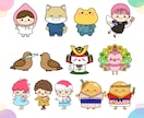 集客に役立つ！企業・店舗のキャラクター制作します 商用利用、グッズ制作・販売も可能 イメージ6