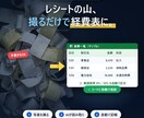 飲食店・カフェの領収書入力をAIで自動化します 閉店後のレシート入力、AIにまるごとお任せ イメージ1