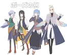 TRPG等に使える立ち絵イラスト描きます 様々な用途でお使い頂けるイラストを描きます。 イメージ5