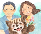 商用OK！柔らかい似顔絵(アイコンにも！)描きます 漫画アニメとリアルの中間タッチで制作します！ イメージ3