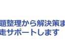 問題整理から解決策まで伴走サポートします 頭の中をスッキリ整理。次の一歩へ導きます イメージ1