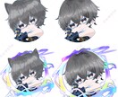 円型の可愛いアイコン描きます 透過済みで配信のアイコンや動画の間で使いやすい！ イメージ6